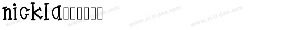 nickla字体转换
