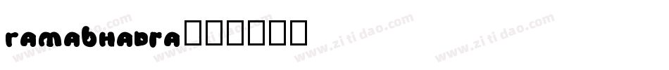 Ramabhadra字体转换