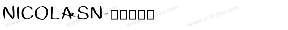 NICOLASN字体转换