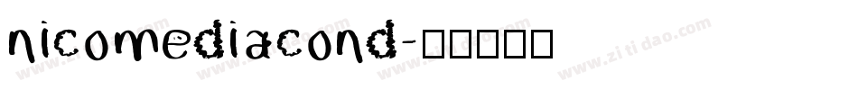 nicomediacond字体转换