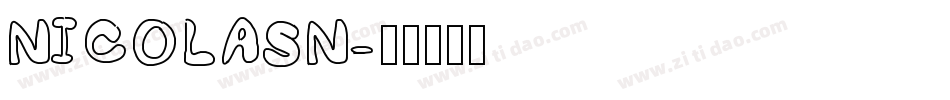 NICOLASN字体转换