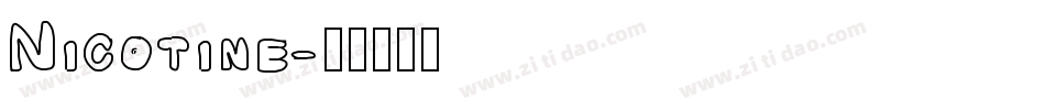 Nicotine字体转换