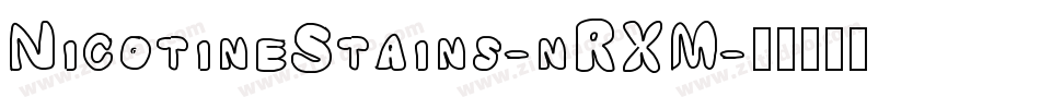 NicotineStains-nRXM字体转换
