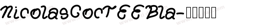 NicolasCocTEEBla字体转换