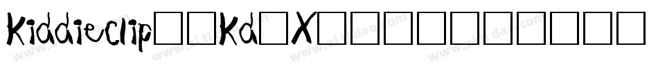 Kiddieclip1-Kd1X字体转换