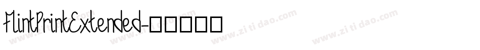 FlintPrintExtended字体转换