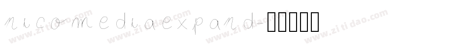 nicomediaexpand字体转换