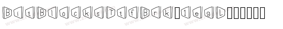 BitBlocksTtfBrk-1egL字体转换