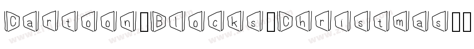 Cartoon-Blocks-Christmas字体转换