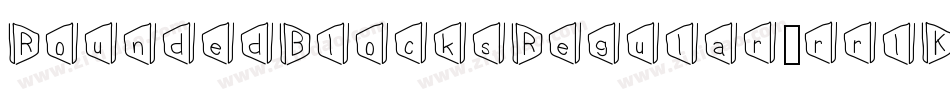 RoundedBlocksRegular-rrlK字体转换