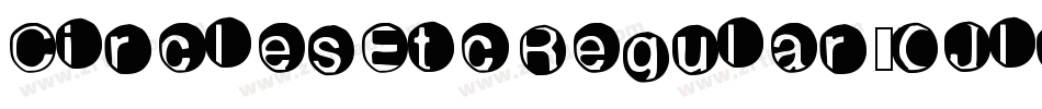 CirclesEtcRegular-OJlO字体转换