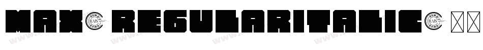 Max-RegularItalic字体转换