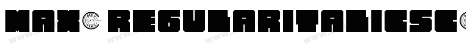 Max-RegularItalicSC字体转换