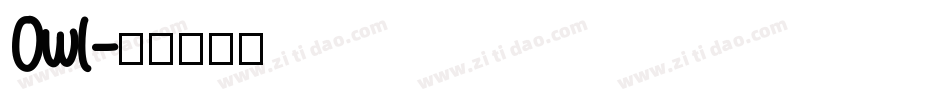 Owl字体转换