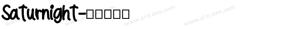 Saturnight字体转换