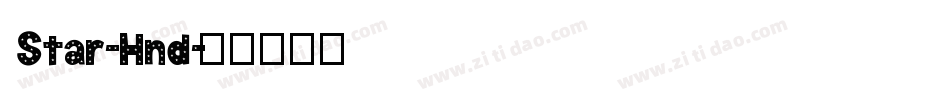 Star-Hnd字体转换