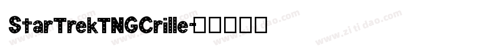 StarTrekTNGCrille字体转换