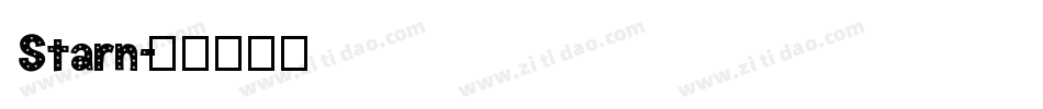 Starn字体转换
