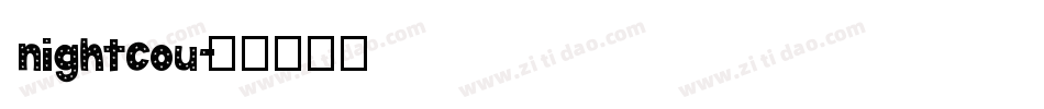 nightcou字体转换