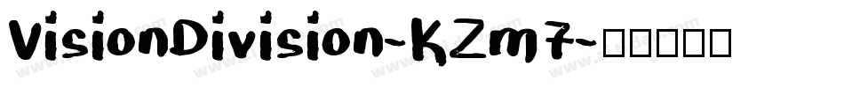 VisionDivision-KZm7字体转换