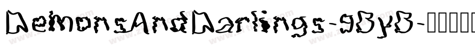 DemonsAndDarlings-9ByB字体转换