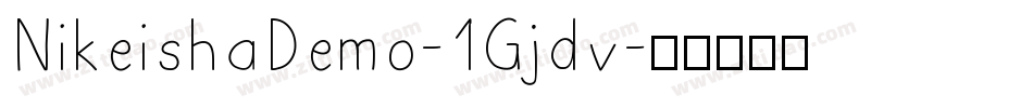NikeishaDemo-1Gjdv字体转换
