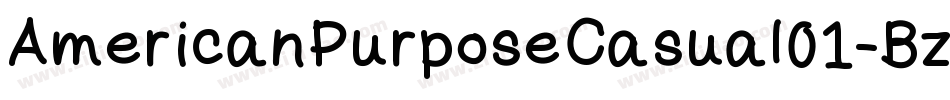 AmericanPurposeCasual01-BzqV字体转换