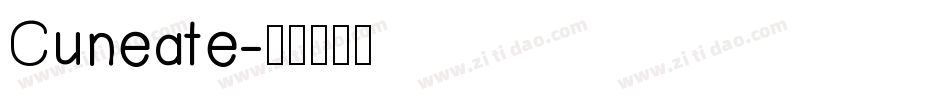 Cuneate字体转换