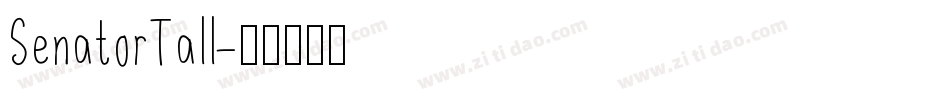 SenatorTall字体转换
