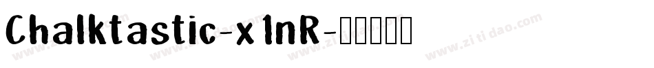 Chalktastic-x1nR字体转换