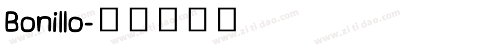 Bonillo字体转换