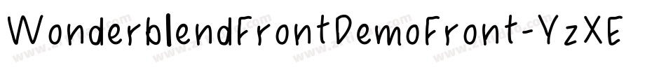 WonderblendFrontDemoFront-YzXE2字体转换