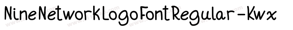 NineNetworkLogoFontRegular-Kwxp字体转换