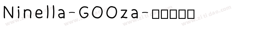 Ninella-GOOza字体转换