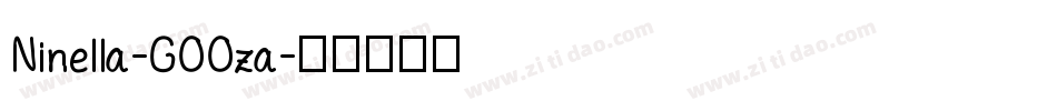 Ninella-GOOza字体转换