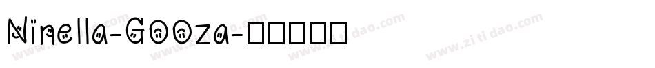 Ninella-GOOza字体转换