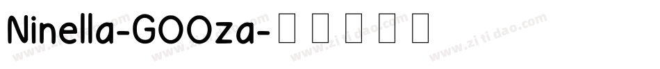 Ninella-GOOza字体转换