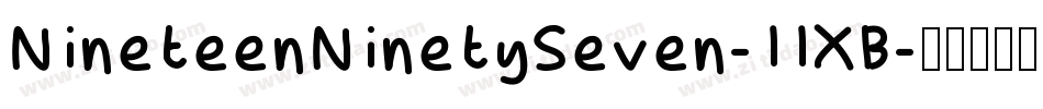 NineteenNinetySeven-11XB字体转换 NineteenNinetySeven-11XB字体转换