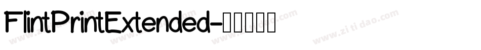FlintPrintExtended字体转换
