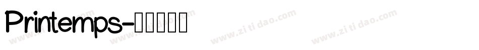 Printemps字体转换