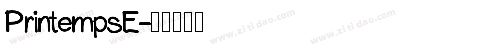 PrintempsE字体转换