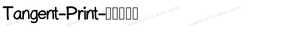 Tangent-Print字体转换