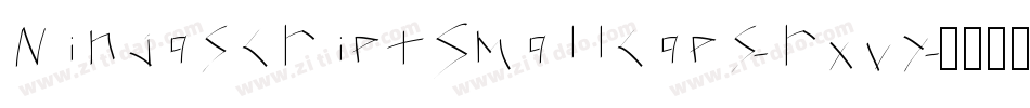 NinjascriptSmallcaps-rxvy字体转换