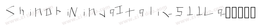 ShinobiNinjaItalic-511La字体转换