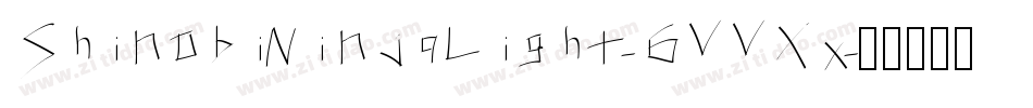 ShinobiNinjaLight-6YYXx字体转换