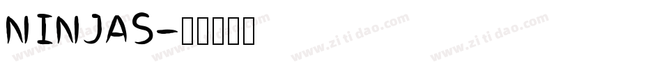 NINJAS字体转换