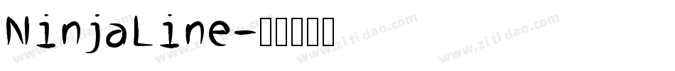 NinjaLine字体转换
