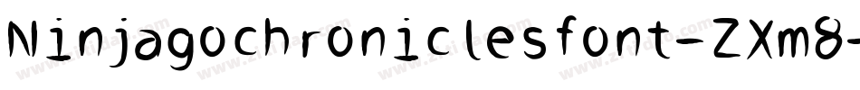 Ninjagochroniclesfont-ZXm8字体转换