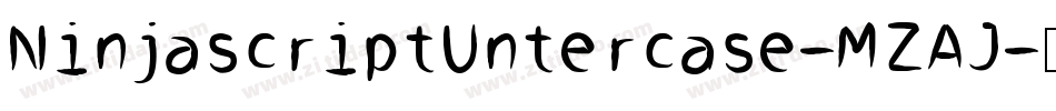 NinjascriptUntercase-MZAJ字体转换