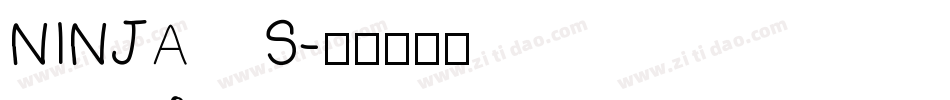 NINJAS字体转换